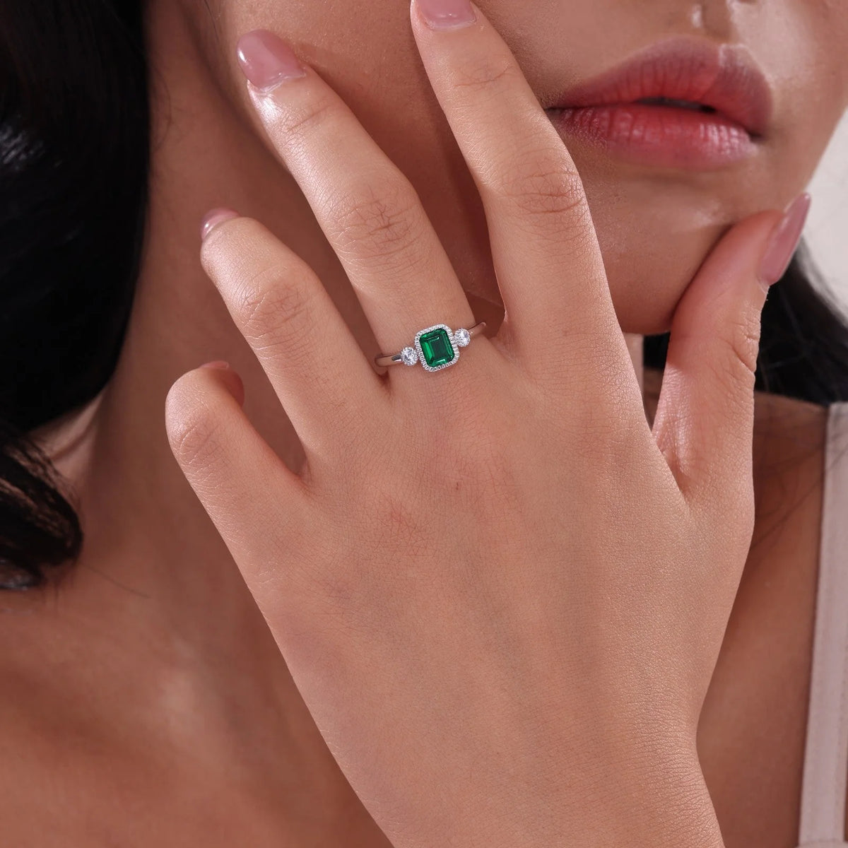 May Birthstone Ring by Lafonn