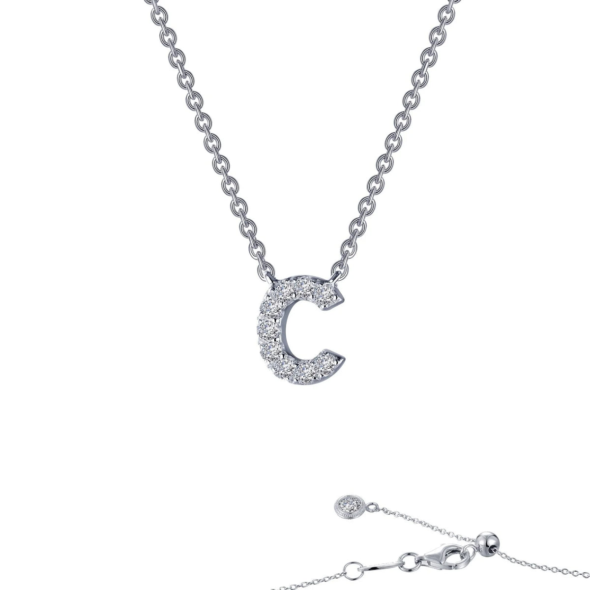 Initial Letter Pendant Necklace A-Z by Lafonn