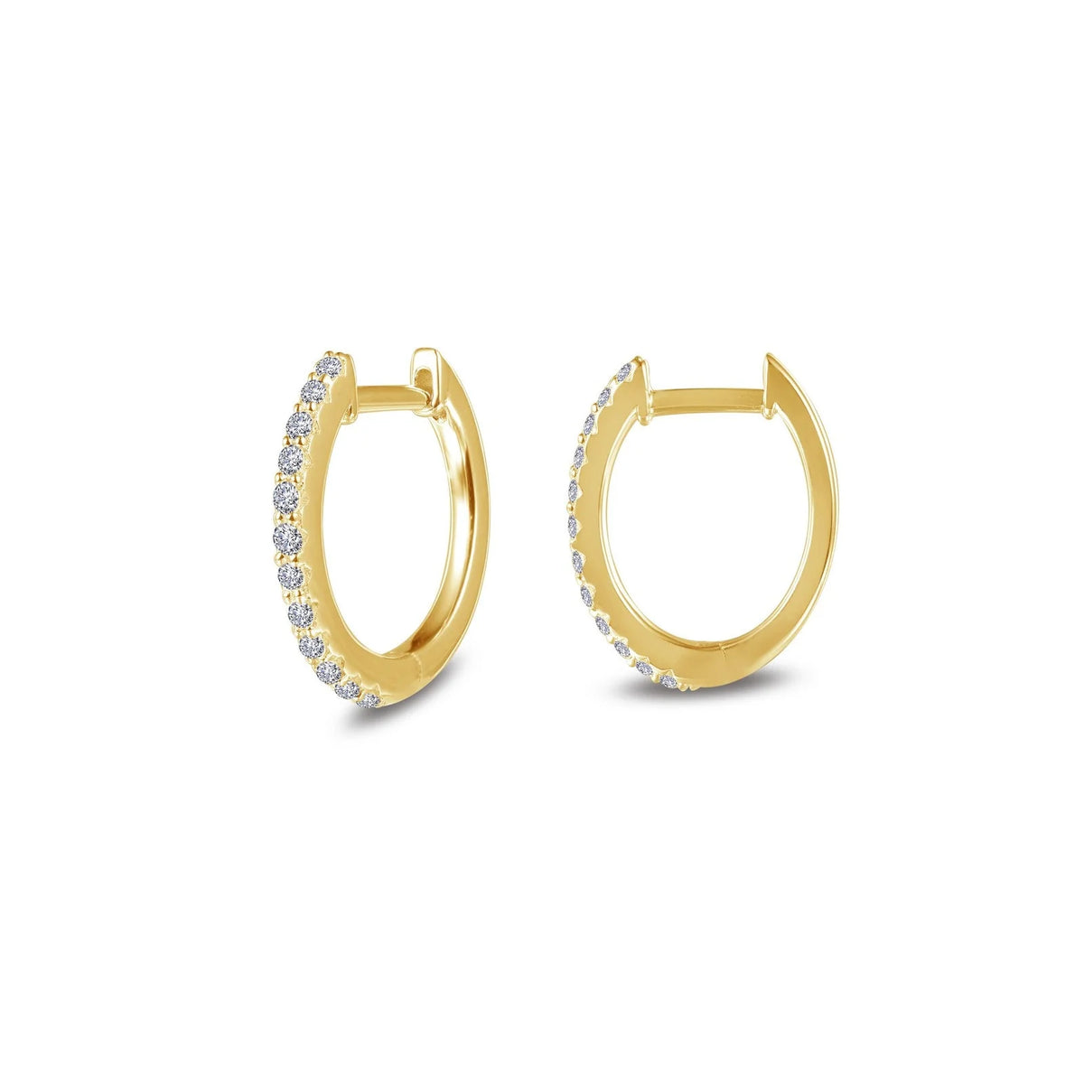 10 mm x 11 mm Oval Huggie Hoop Earrings by Lafonn