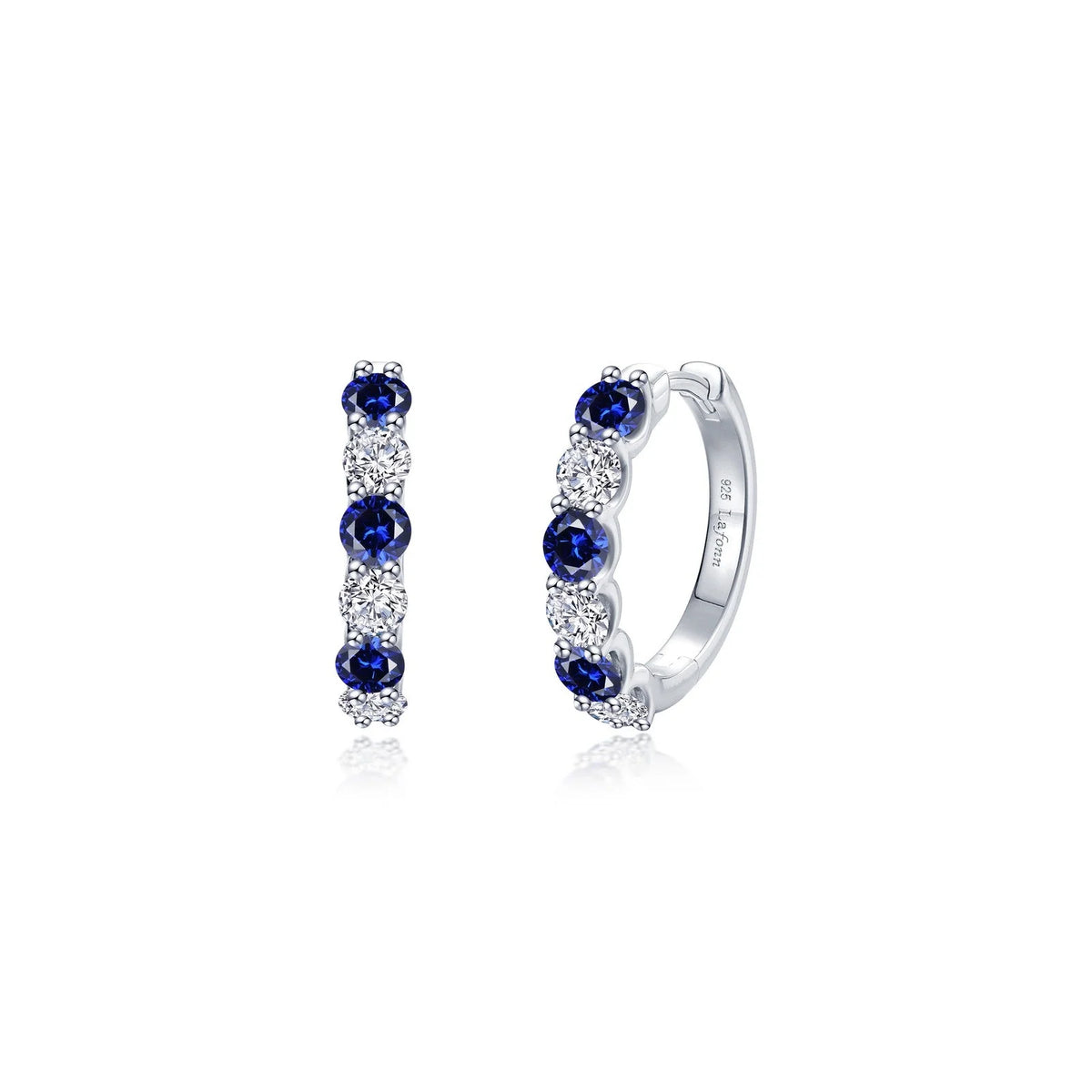 Josie Sapphire Hoop Earrings by Lafonn