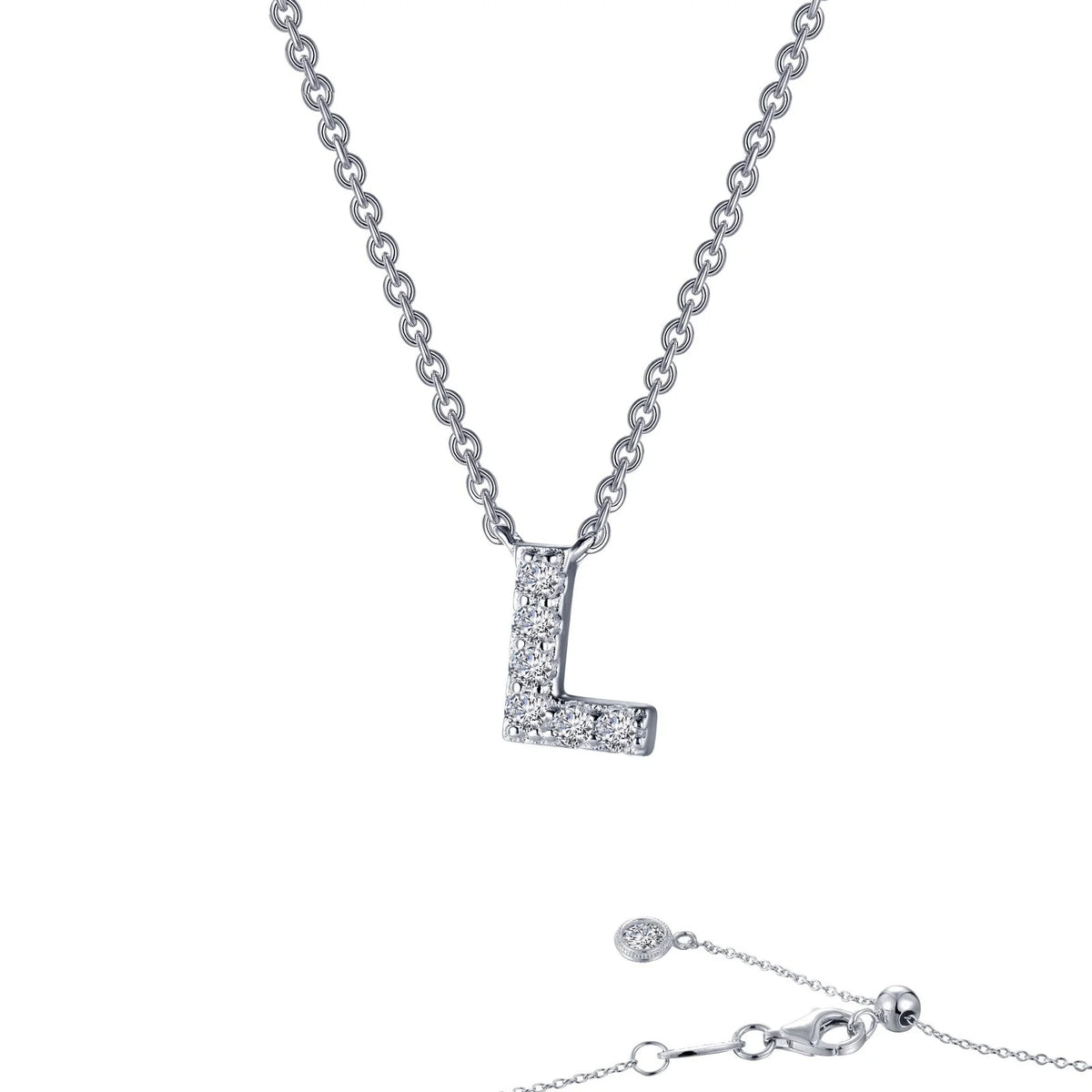 Initial Letter Pendant Necklace A-Z by Lafonn