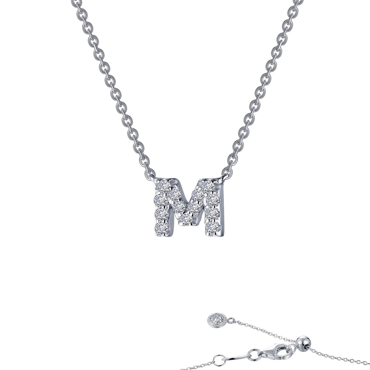Initial Letter Pendant Necklace A-Z by Lafonn