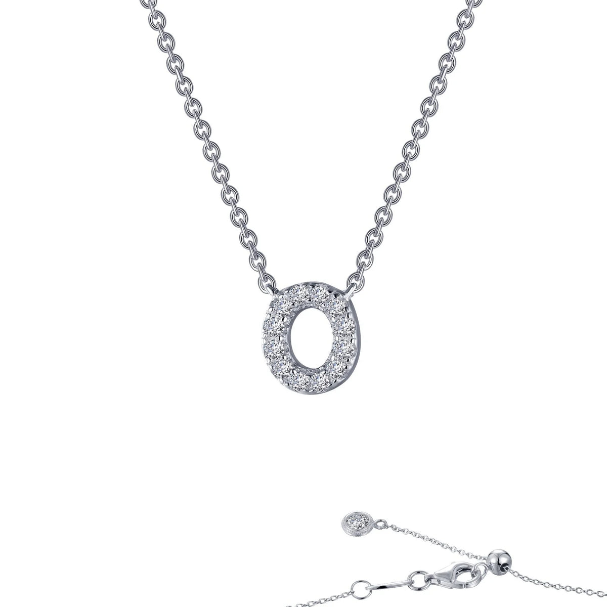 Initial Letter Pendant Necklace A-Z by Lafonn