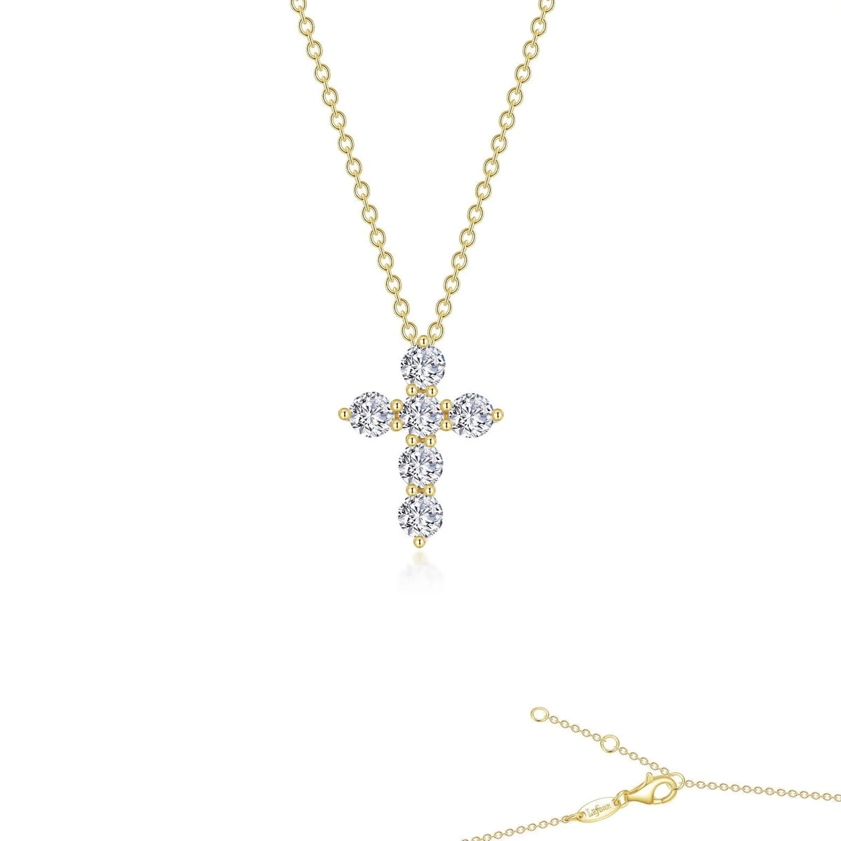 1.02 CTW Cross Pendant Necklace by Lafonn