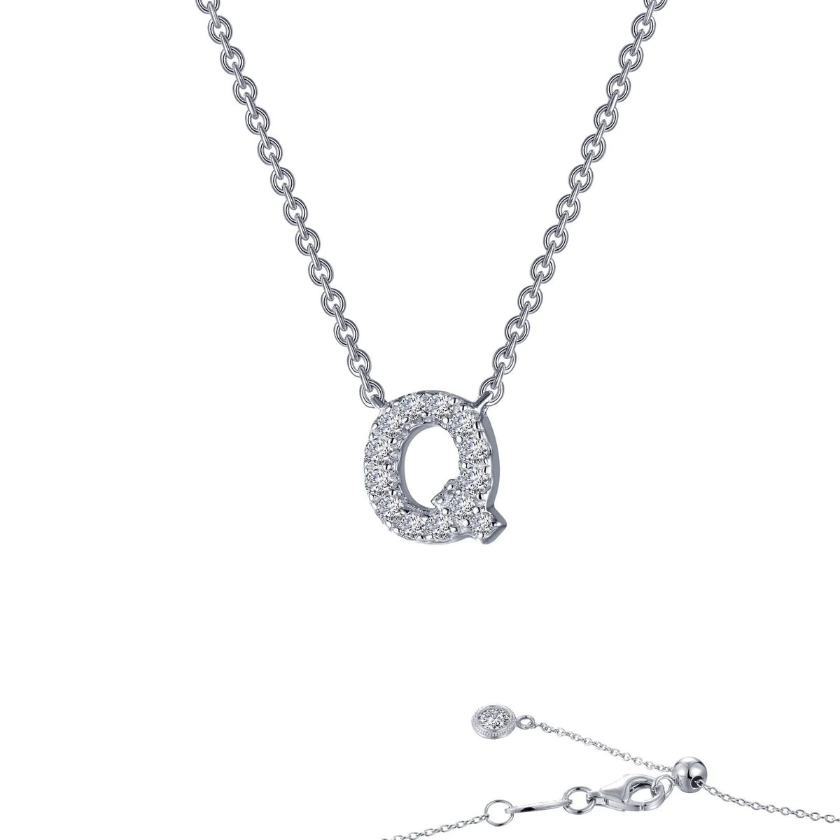 Initial Letter Pendant Necklace A-Z by Lafonn