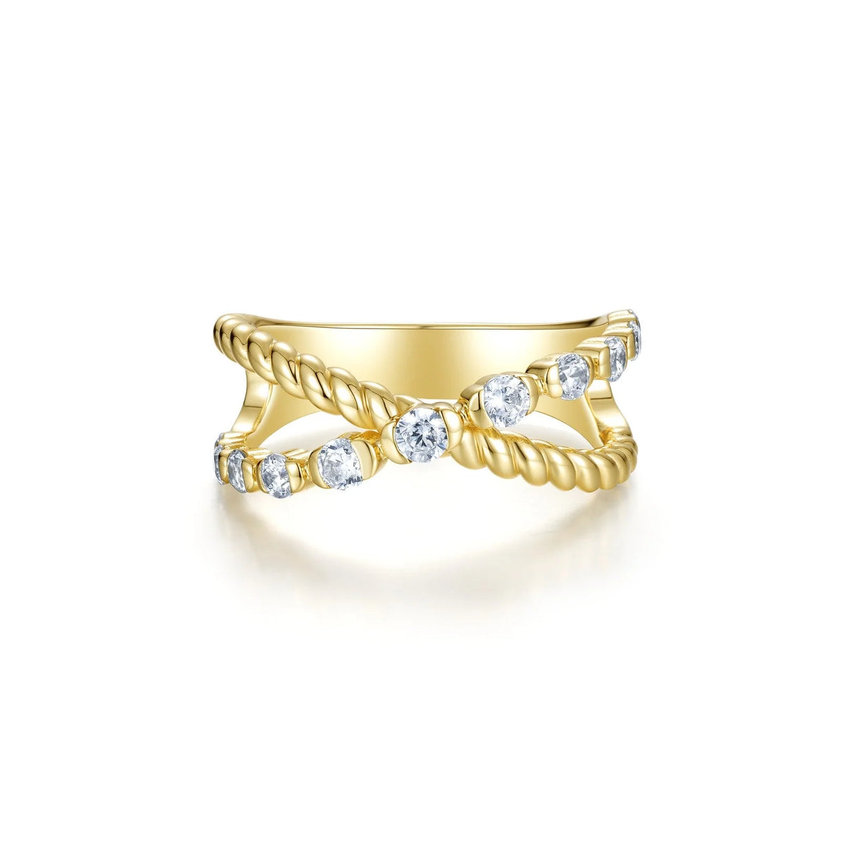 Twined Bezel Ring by Lafonn