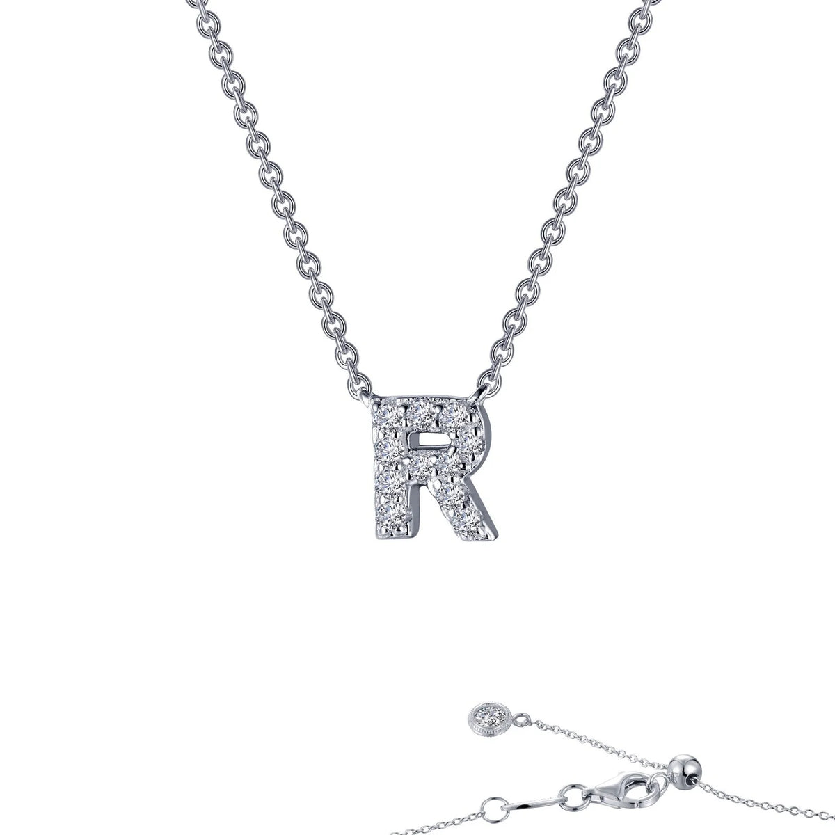 Initial Letter Pendant Necklace A-Z by Lafonn