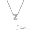 Initial Letter Pendant Necklace A-Z by Lafonn