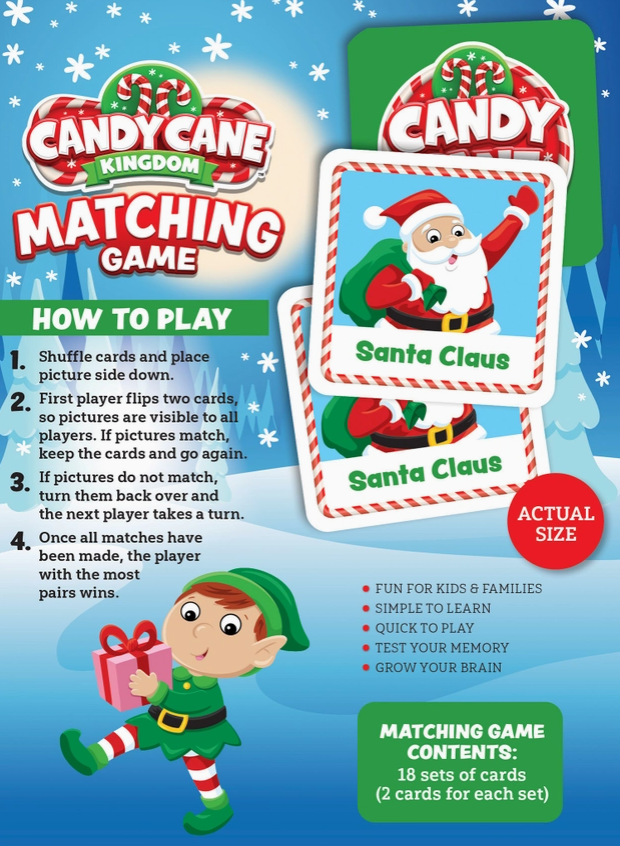 Candy Cane Kingdom Matching Game