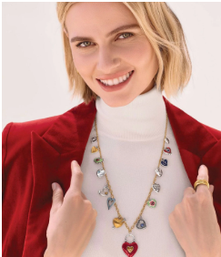 One Heart Long Necklace by Brighton
