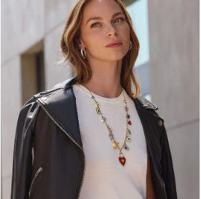 One Heart Long Necklace by Brighton