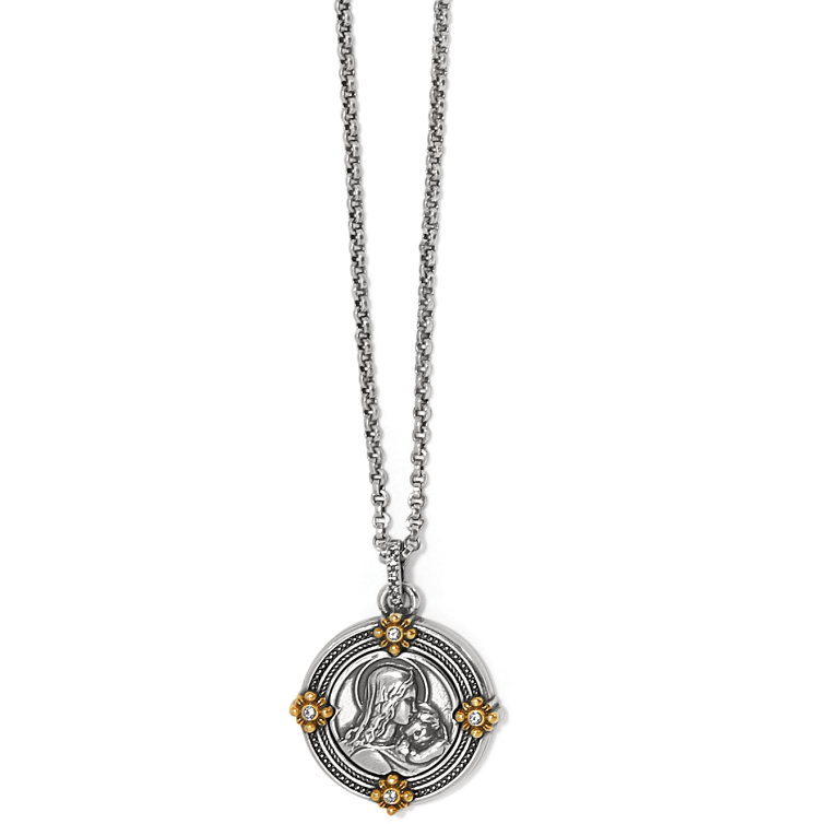 Madonna And Child Two Tone Necklace by Brighton