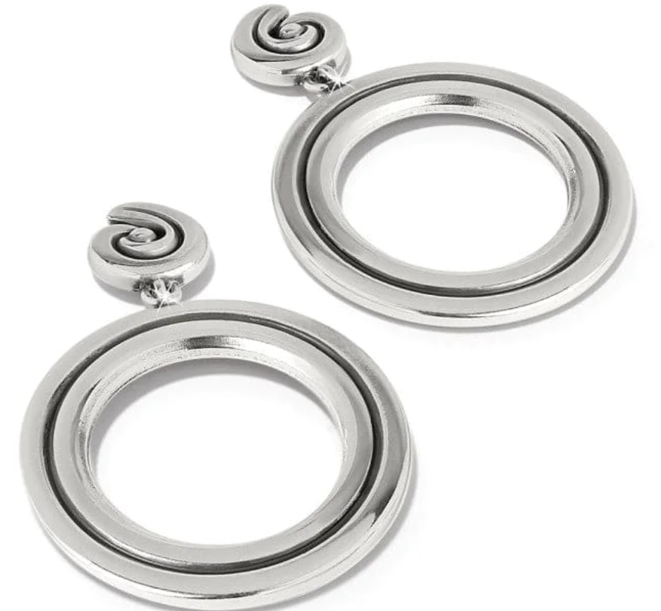 Contempo Moda Ring Post Drop Earrings by Brighton