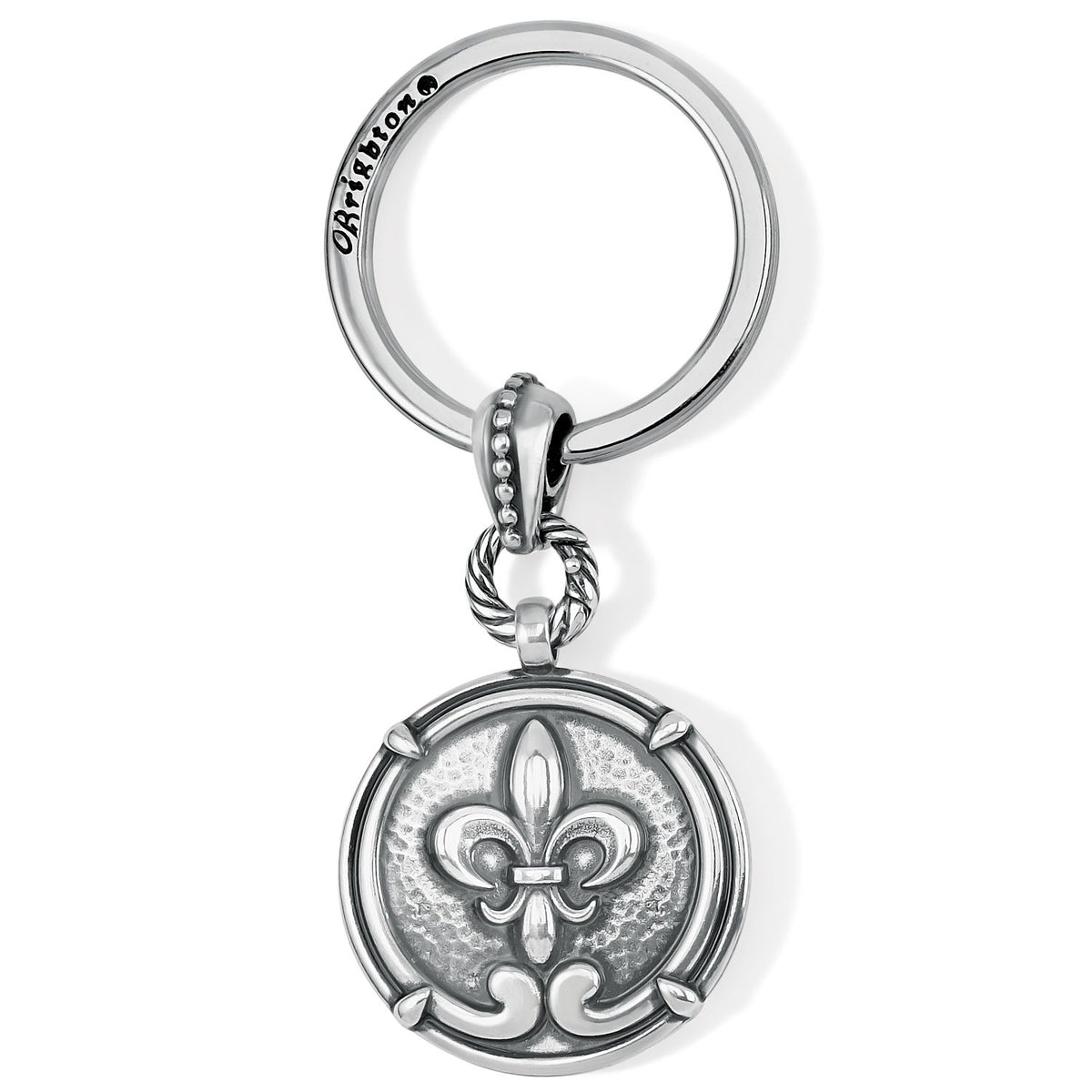 Ferrara Fleur De Lis Key Fob By Brighton