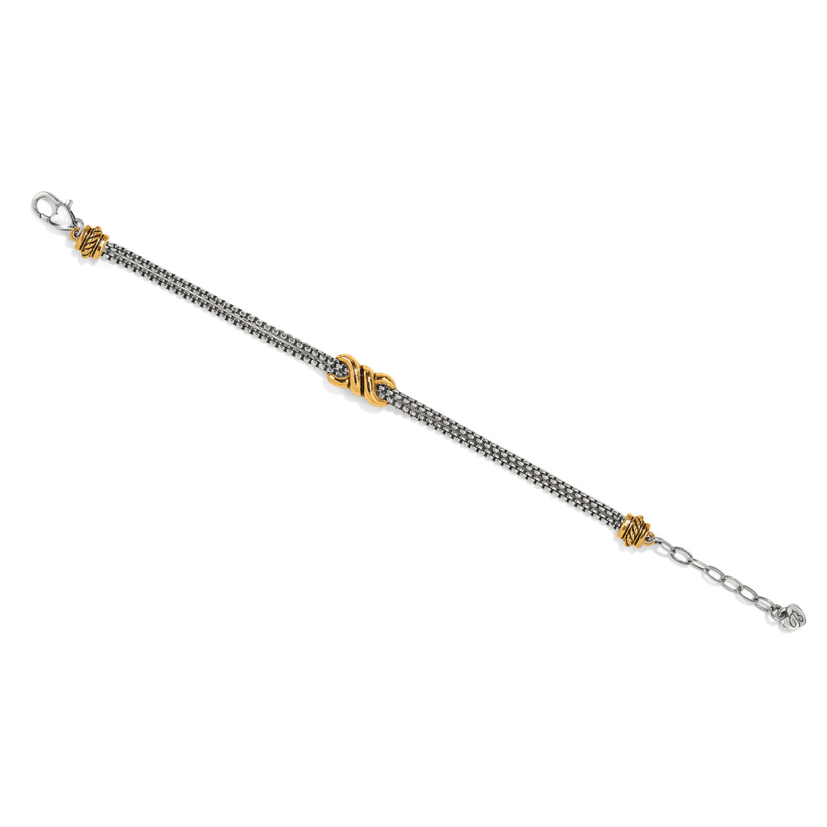 Interlok Twist Double Chain Bracelet by Brighton