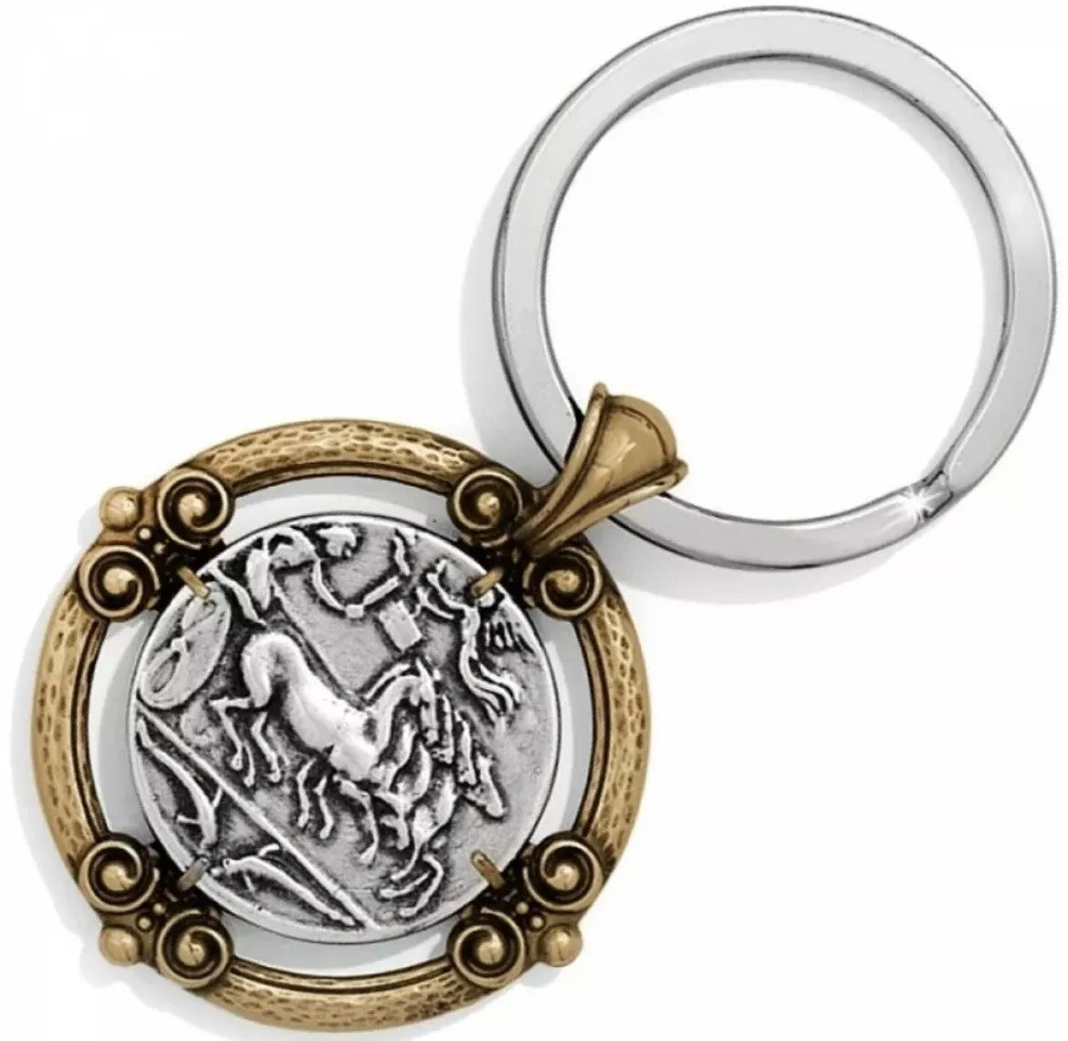 DEVOTION CRETE Reversible Key Fob BY Brighton