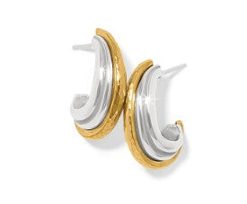 Ferrara Deco Small Hoop Earrings by Brighton