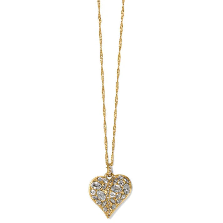 Trust Your Journey Golden Heart Necklace by Brighton