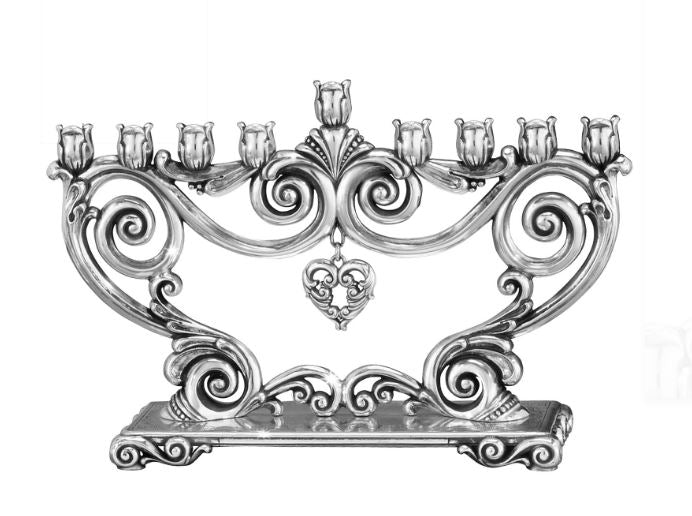 Tradition Scroll Menorah by Brighton