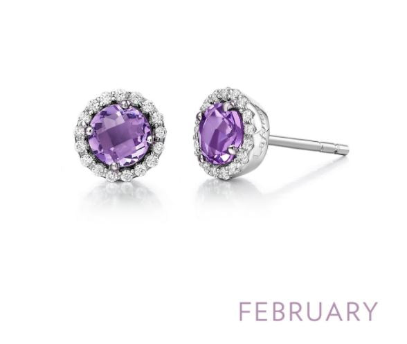 February Birthstone Earrings by Lafonn