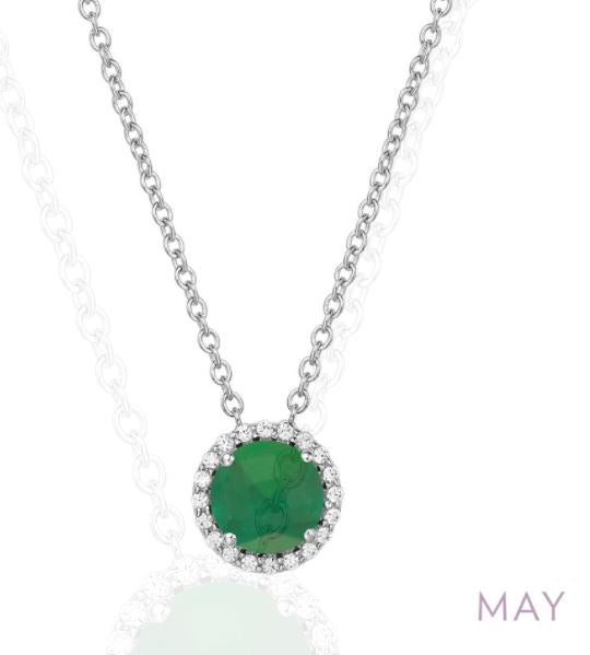 May Birthstone Necklace by Lafonn