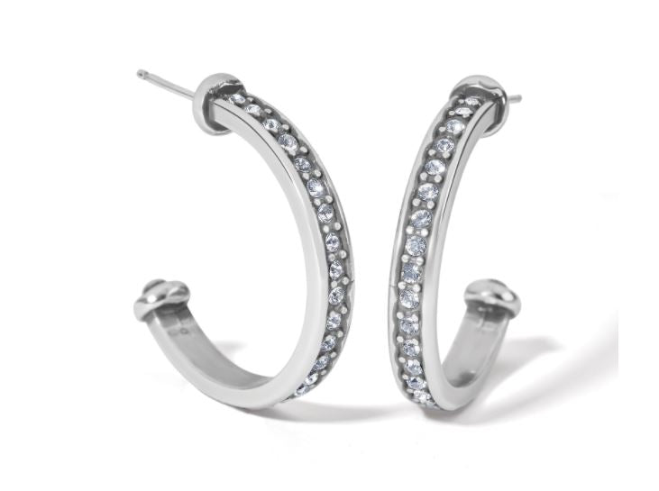 Meridian Zenith Medium Hoop Earrings by Brighton