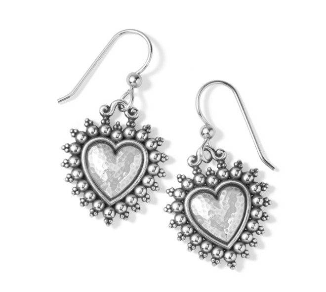 Telluride Heart French Wire Earrings by Brighton