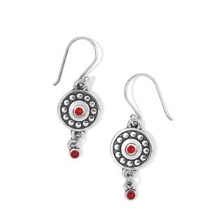 Pebble Dot Medali Reversible French Wire Earrings by Brighton