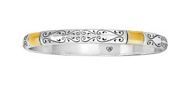 Venezia 2-Tone Bangle by Brighton