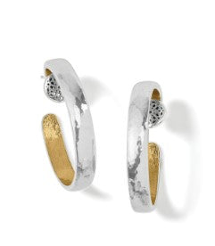 Ferrara Entrata Small Hoop Earrings by Brighton