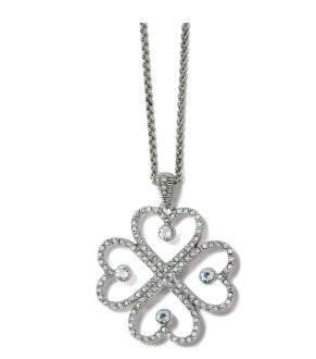 Illumina Mirrored Hearts Necklace by Brighton