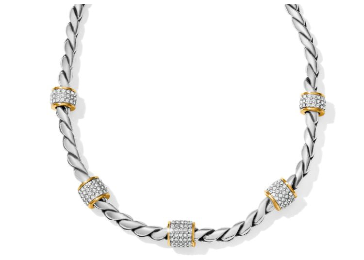 Meridian Necklace Two Tone by Brighton