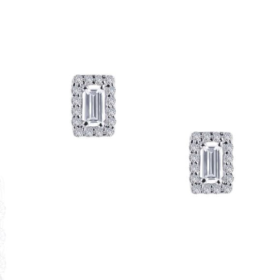 0.52 CTW Halo Stud Earrings by Lafonn