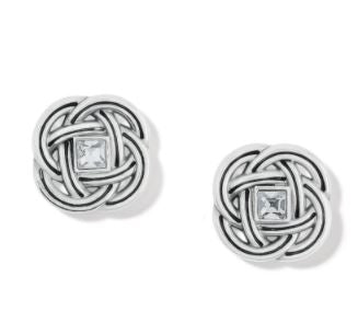 Interlok Shine Post Earrings by Brighton