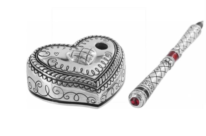 Love Letters Love Notes And Pen Holder by Brighton