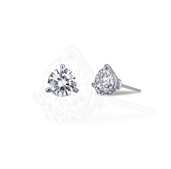 0.5 CTW 3 Prong Martini Stud Earrings by Lafonn