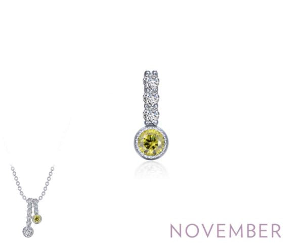 November Birthstone Love Pendant- Small by Lafonn