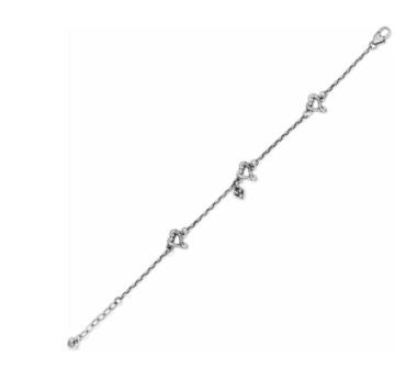 Tuscan Heart Anklet by Brighton