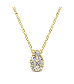 14k necklace &amp; diamond