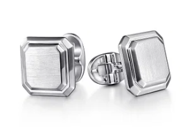 925 Sterling Silver Square Cufflinks