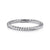 14K White Gold Twisted Rope Stackable Ring