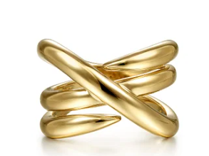 Gold Fashion Rings  -  Women'