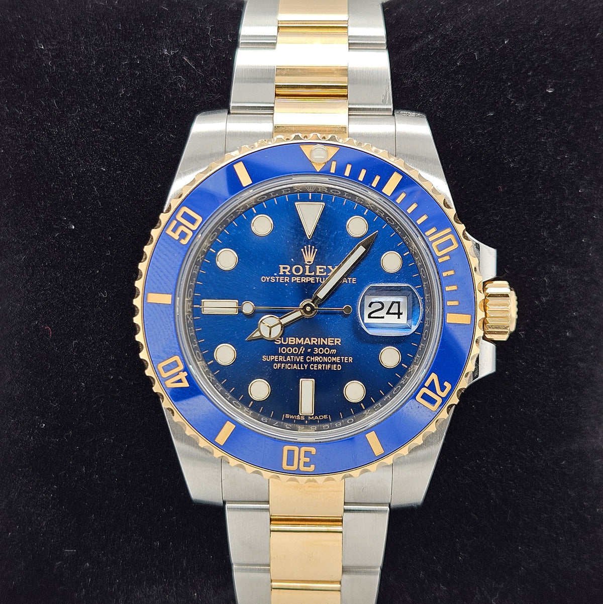 Rolex Submariner 16613 Blue Dial-Estate