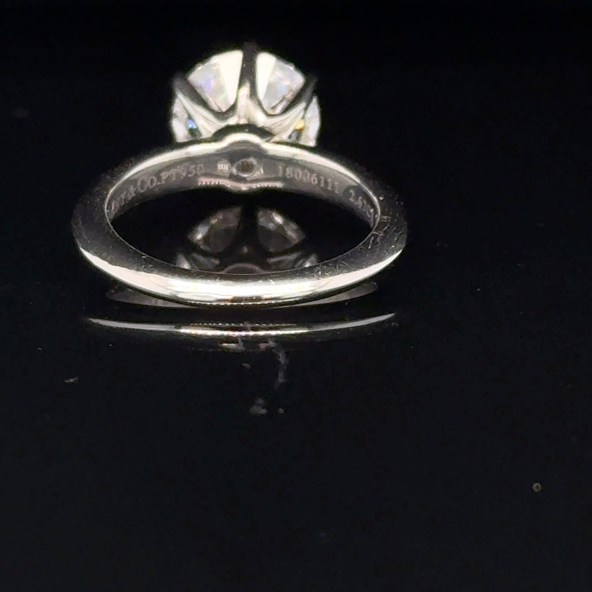 ✨ Tiffany &amp; Co. 2.67 Carat D-VS1 Round Brilliant Diamond Ring 💎