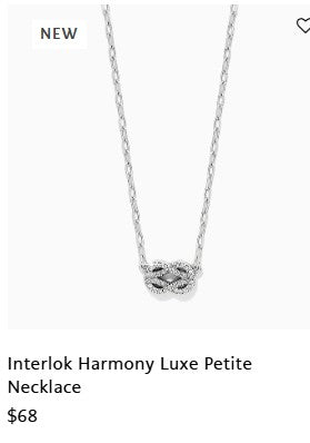 Interlok Harmony Luxe Petite Necklace
