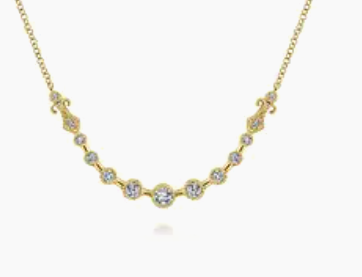 14k white gold &amp; Diamond necklace