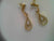 14k earrrings & diamond