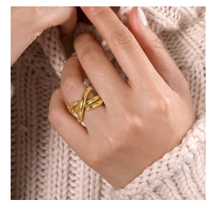 Gold Fashion Rings  -  Women&#39;