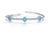 2.40 CTW Flexible Tennis Bracelet-turquoise COLOR