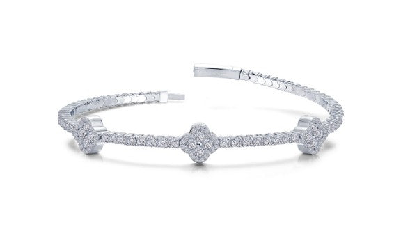 3.7 CTW Station Flexible Tennis Bracelet